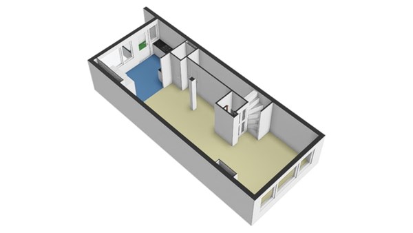 Floorplan - Noorderhavenkade 137A03, 3039 RP Rotterdam